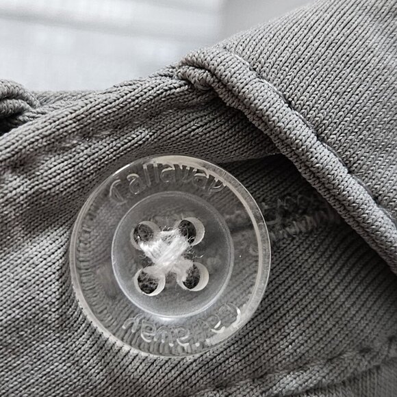 Callaway Polo Shirt Mens XL Gray Buttons Performance SS Subaru Logo Opti Dri - Picture 11 of 16